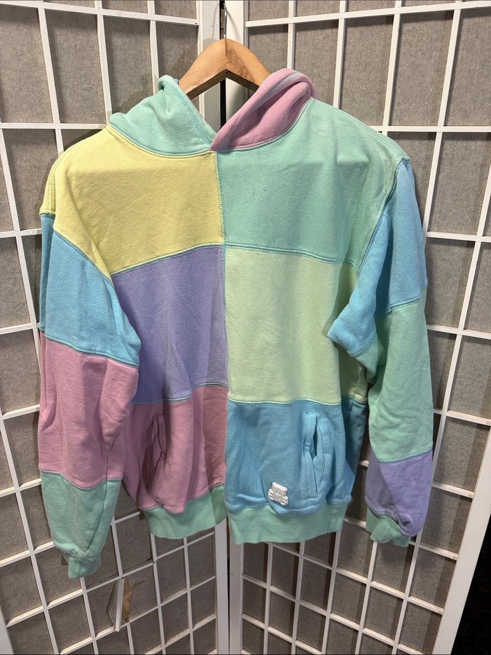 TEDDY FRESH PATCHWORK HOODIE✨